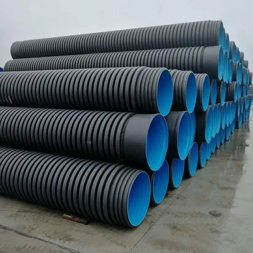DWC HDPE Pipe 200mm OD/170mm ID – Orange (6 Metre Length)